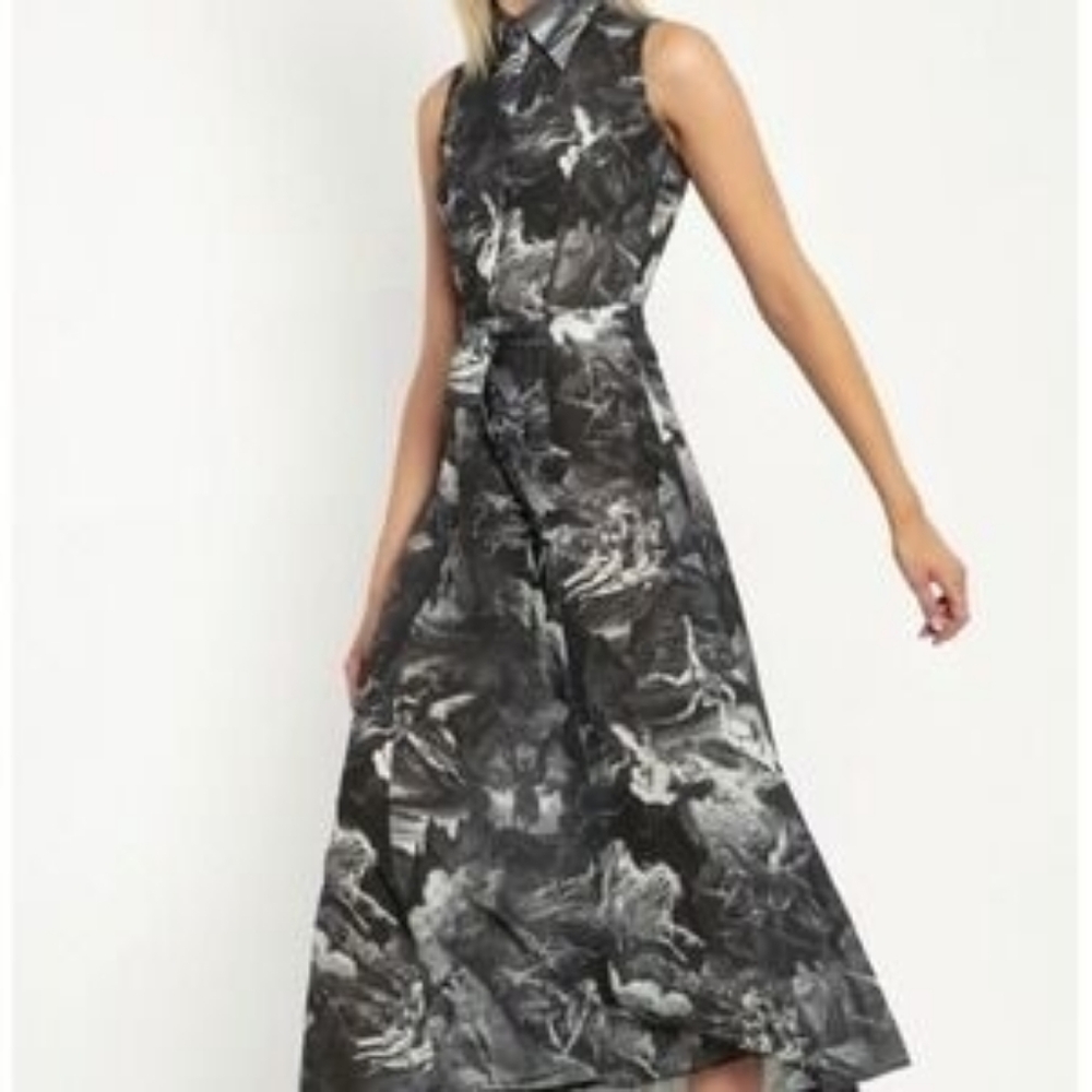 Blackmilk Dores Angels Maxi Shirt Dress 12 BNWT